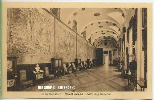 um 1920/1930 Ansichtskarte  „Isola Bella“  ungebrauchte Karte