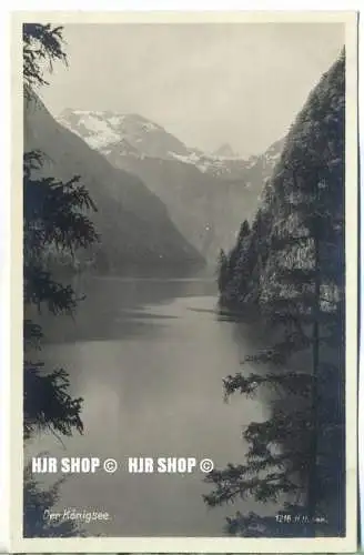 um 1920/1930 Ansichtskarte  „Königsee,“  ungebrauchte Karte