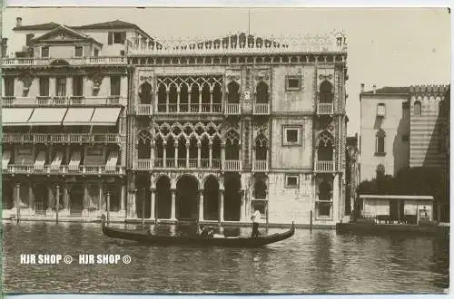 um 1920/1930 Ansichtskarte  „Venedig,“  ungebrauchte Karte