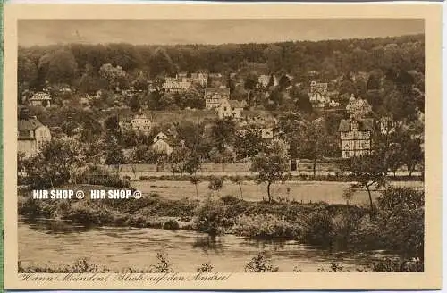 um 1920/1930 Ansichtskarte  „Hann- Münden, Blick auf den Arndsee ,“  ungebrauchte Karte