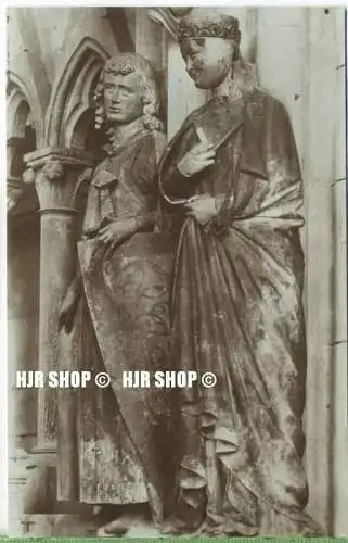 um 1920/1930 Ansichtskarte  „Figuren des Domes,“  ungebrauchte Karte