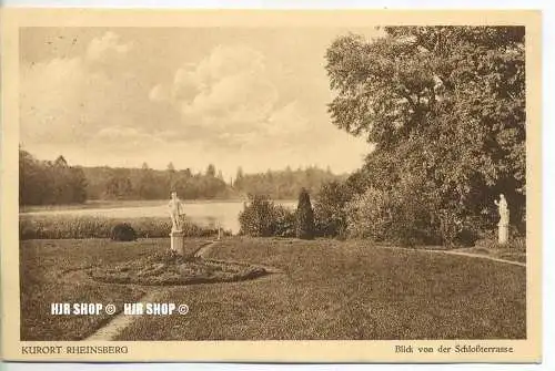 um 1920/1930 Ansichtskarte,  „Blick von der Schlossterrasse“,  mit Frankatur