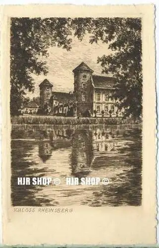 um 1920/1930 Ansichtskarte  „Schloss,“  ungebrauchte Karte