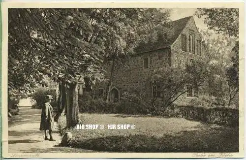um 1920/1930 Ansichtskarte  „Partie am  Kloster,“  ungebrauchte Karte