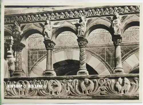 um 1920/1930 Ansichtskarte  „St. Michaeliskirche, Engelchor“ , ungebrauchte Karte