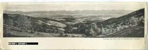 um 1920/1930 Ansichtskarte  „ Panorama vom Haus Rusel“ , ungebrauchte Karte