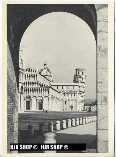 um 1960/1970 Ansichtskarte,  „Pisa“ mit Frankatur