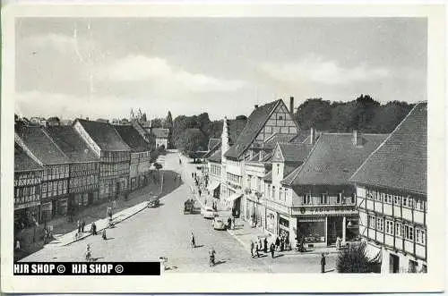 um 1950/1960 Ansichtskarte,  „Schöningen“ mit Frankatur ( entfernt )