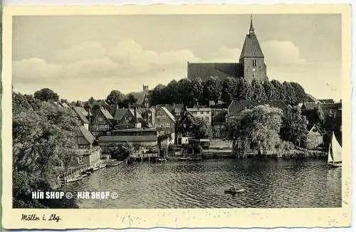 um 1950/1960 Ansichtskarte,  „Mölln“ mit Frankatur ( entfernt )