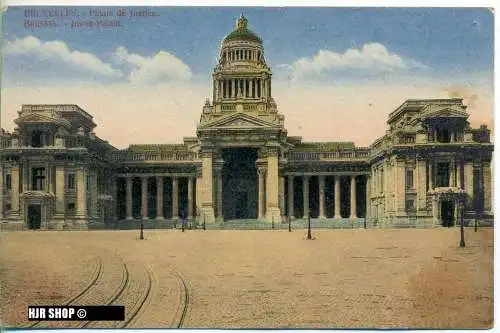 um 1910/1920 Ansichtskarte, FELDPOST „ Justiz Palast“ mit Stempel