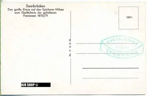 um 1920/1930 Ansichtskarte " Kreuz auf den Spicherer Höhen ", ungebrauchte Karte