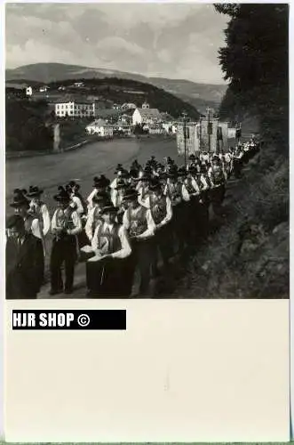 um 1950/1960 Ansichtskarte " Lengmoos am Ritten bei Bozen ", ungebrauchte Karte