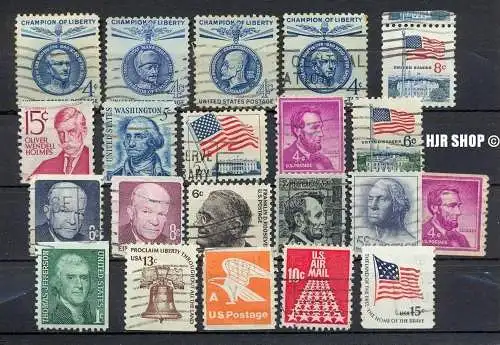 Konvolut, USA, gest., Zustand: gut