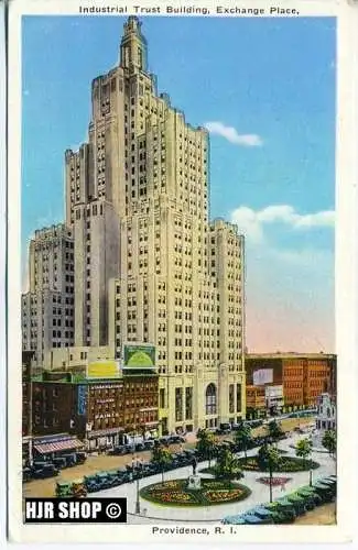um 1930/1940 Ansichtskarte “Industrial Trust Building“