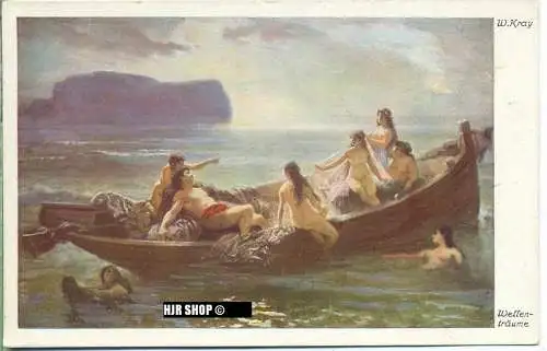 um 1910/1920 Ansichtskarte "Wellenträume"