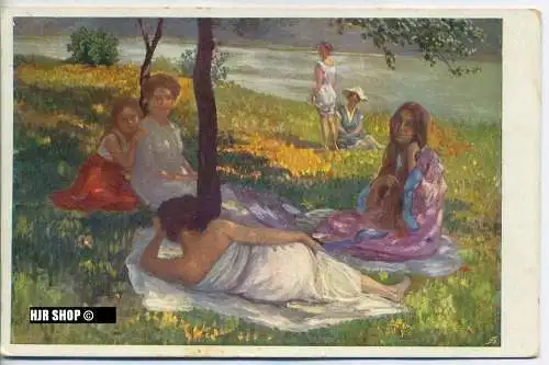 um 1910/1920 Ansichtskarte Sommertag