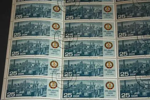 Bogen, 1984, 35 Jahre DDR, 25 Pfg.Minr. 2895