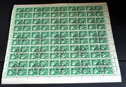 Bogen 1980, Bauten, 5 Pfg. Minr. 2483 x 100 Marken