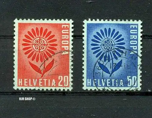 1964, 14. Sept. Europa, Satz 2W, Minr. 800,801, gest.