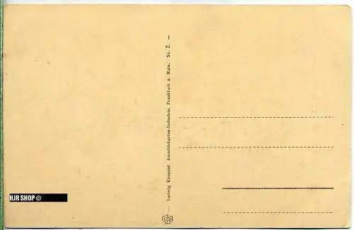 Postkarte, Treppenturm im Römerhof