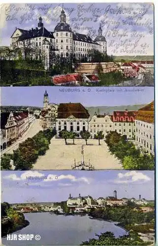 Feld-Postkarte, Neuburg an der Donau
