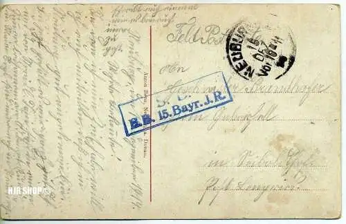 Feld-Postkarte, Neuburg an der Donau