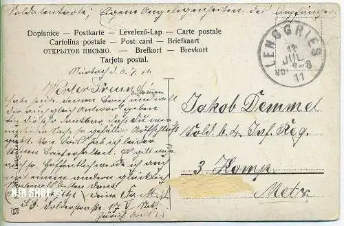 Postkarte, Lustige Leute Nr.4