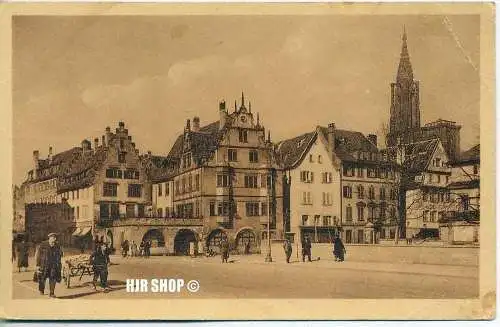 Postkarte, Stassburg,St. Nicolaus-Brücke ungelaufen, vor 1945