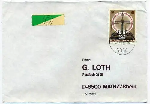 Brief, 2!.09.1981, DORNBIRN – Mainz,