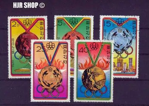 1976, 5 x Olympia-Montreal, Korea gest.