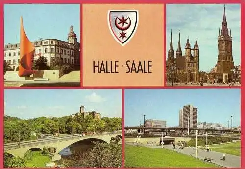 Ansichtskarte,Halle-Saale