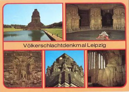 Ansichtskarte,Völkerschlachtdenkmal Leipzig