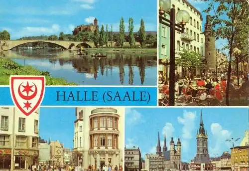 Ansichtskarte, Halle (Saale)