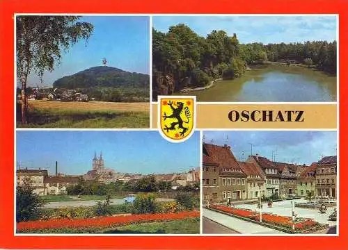 Ansichtskarte, Oschatz