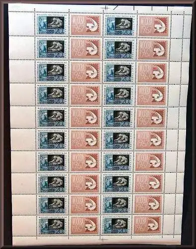 1967 Sowjetunion Zusammendruckbogen