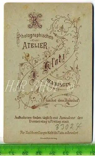 J. Klotz, Memmingen vor 1900 kl.. Format, s/w., I-II,
