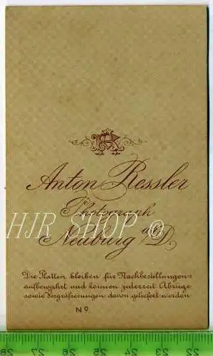 Anton Ressler, Neuburg a. D. vor 1900 kl.. Format, s/w., I-II,