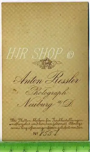 Anton Ressler, Neuburg a. D. vor 1900 kl.. Format, s/w., I-II,