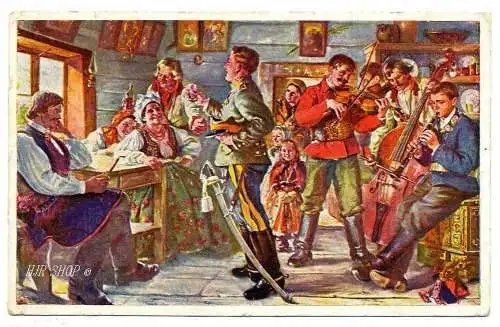 Polnische Trachten,Deutsche Dienstpost Osten,gelaufen 1.11.1939