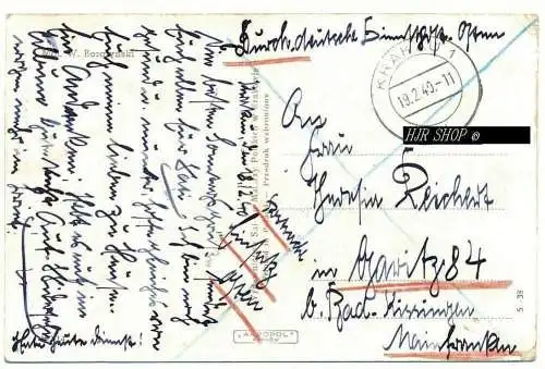 Polnische Trachten,Deutsche Dienstpost Osten,gelaufen 19.02.1940