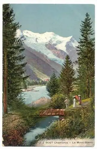 J.J. 6007 Chamonix-Le Mont-Blanc, gelaufen 17.08.1909
