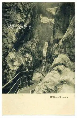 Höllentalklamm, ungelaufen