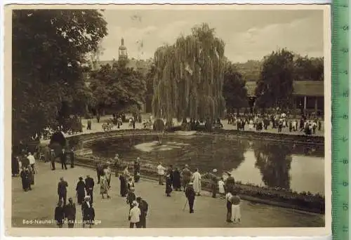 Bad Nauheim, Trinkkuranlage 1941, Verlag: Albert Sternberger, Bad Nauheim, Postkarte mit Frankatur,  mit Stempel,