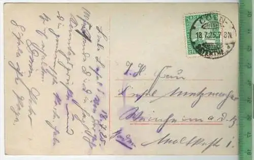 Tausend Jahre Rheinland.1925, Verlag: ------, POSTKARTE, Frankatur,  Stempel, CÖLN, 18.7.25  Erhaltung: I-II,