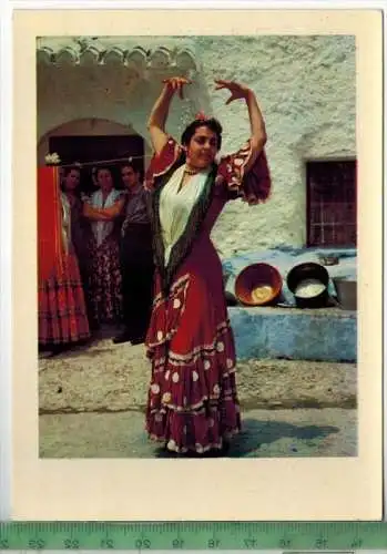 AK 1. Serie ART, Flamenko, Karte Nr.1, Verlag: ----------,   Postkarte, unbenutzte Karte, Erhaltung:I-II,