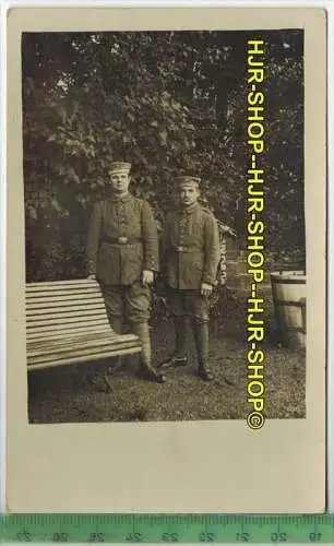 Zwei Soldaten - 1916-, Verlag: --------,  POSTKARTE-ohne Frankatur, ohne  Stempel, 1.8.16  gelaufen, Erhaltung: I-II