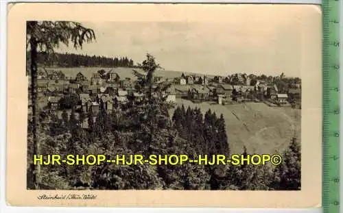 Steinheid, Thür. Wald- 1962-, Verlag: Rudolf Pfeufer, Eisfeld,  POSTKARTE-mit Frankatur, mit  Stempel, STEINHEID