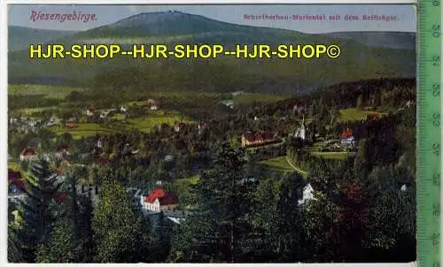 Schreiberhau - Mariental-1944-, Verlag: Max Leipelt, Warmbrunn, POSTKARTE-mit Frankatur, mit  Stempel, BAD WARMBRUNN