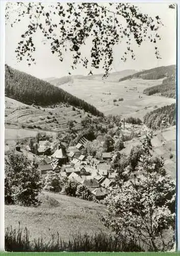 Giessübel um 1960/1970, Verlag:, Konsum farbcolor, Magdeburg, POSTKARTE ohne Frankatur, mit Stempel,  Erhaltung: I-II,