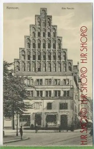 Hannover, Alte Kanzlei, um  1910/1920 Verlag: F. Astholz jun. Postkarte unbenutzte Karte , Erhaltung: I-II Karte wird in